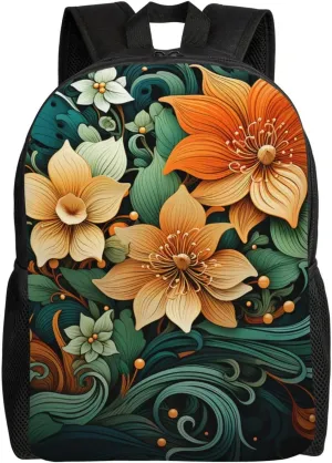 Laptop Backpack for Women Men Carry-on Backpack Distinctive Pattern Design Daypack Lightweight Travel Shoulder Bags