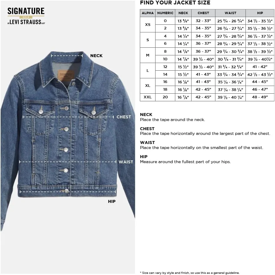 Levi Strauss Signature Gold Women's Original Trucker Jacket (Standard and Plus)
