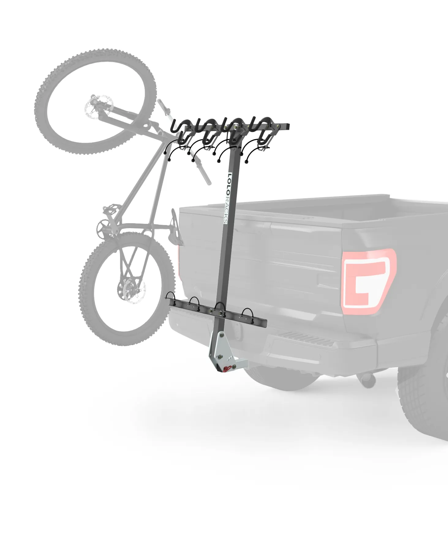 Lolo Racks 4 bike rack for 2" inch hitch (includes locking hitch bolt)