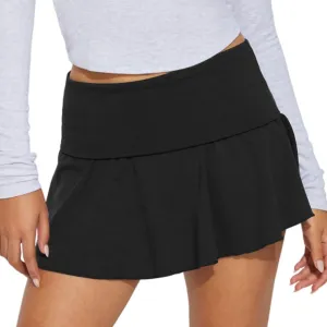 Maylrvjv Tennis Skirt for Women Athletic Golf Skorts Skirt Lightweight Running Workout Skirt