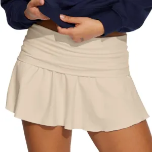 Maylrvjv Tennis Skirt for Women Athletic Golf Skorts Skirt Lightweight Running Workout Skirt