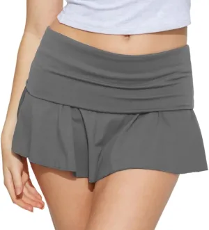 Maylrvjv Tennis Skirt for Women Athletic Golf Skorts Skirt Lightweight Running Workout Skirt