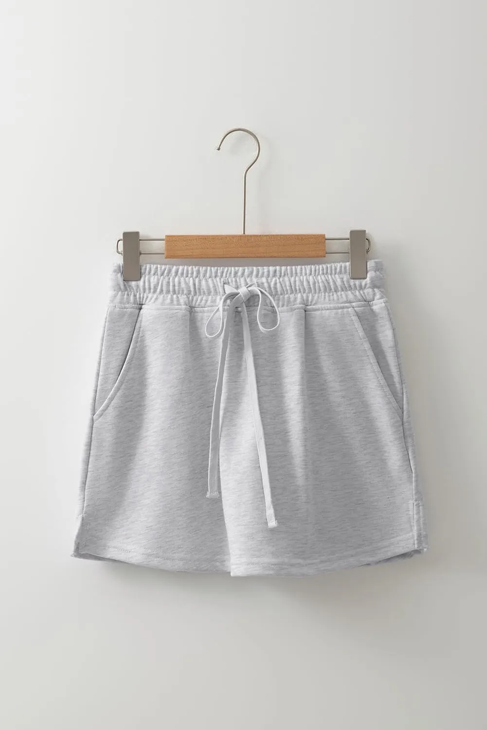 Melliflo Womens Summer Casual Lounge Shorts Workout Jersey Skort French Terry Drawstring Mini Skort with Pockets
