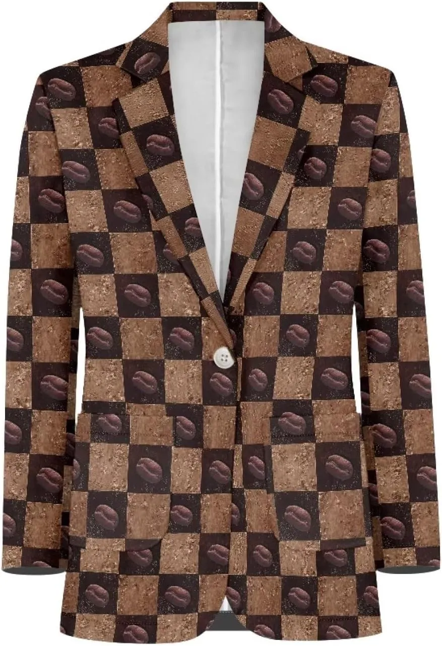 Men's Casual One Button Travel Blazers Classic Notch Lapel Fit Suits with Pocket Formal Sport Jackets Casual Coats