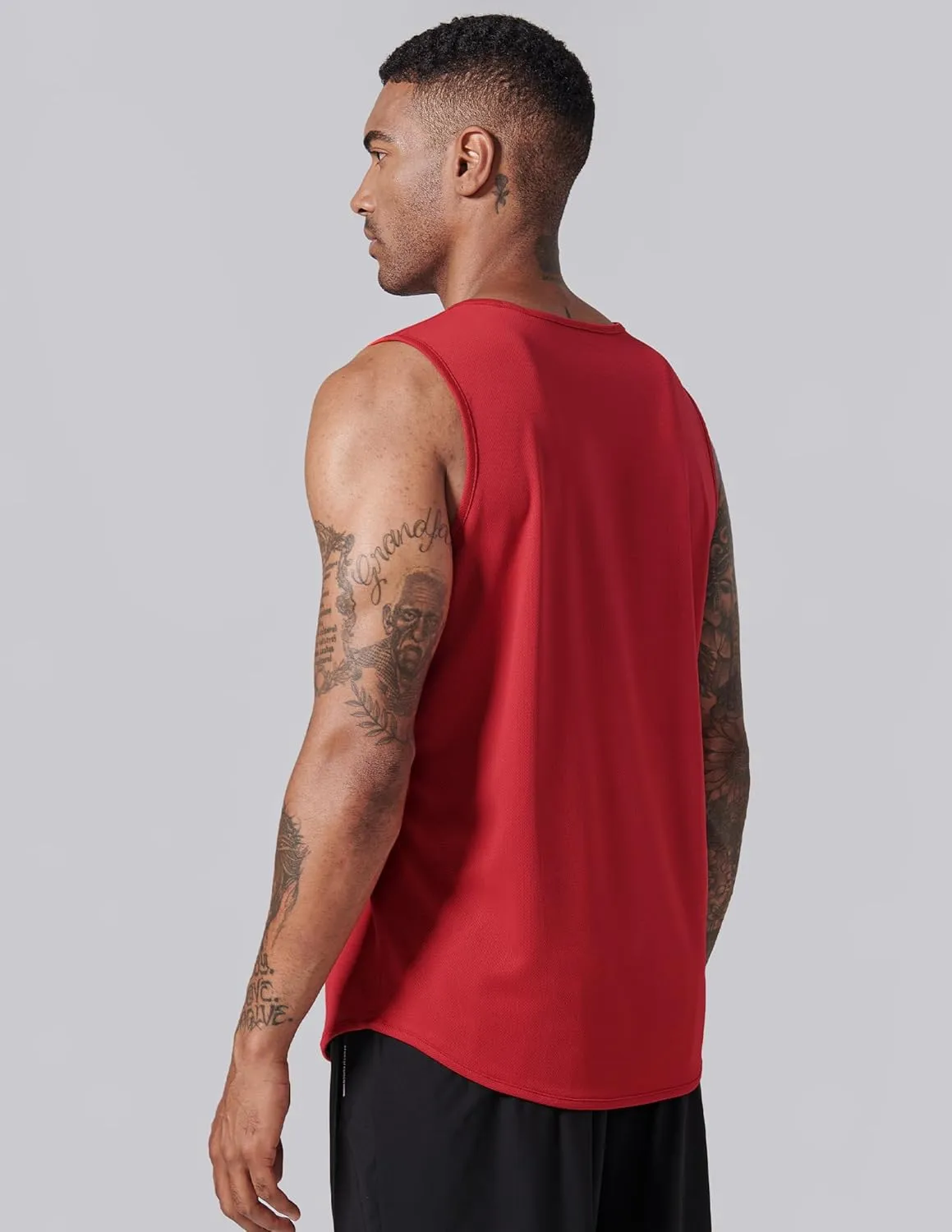 Men's Lightweight Reversible Rec Tanks, Mesh Basketball Jerseys Athletic Quick Dry Shirts Team Scrimmage Uniforms