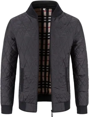 Mens Plus Velour Padded Cardigan Sweater Cotton Padded Sweater Coat Winter Casual Zip Up Jumper
