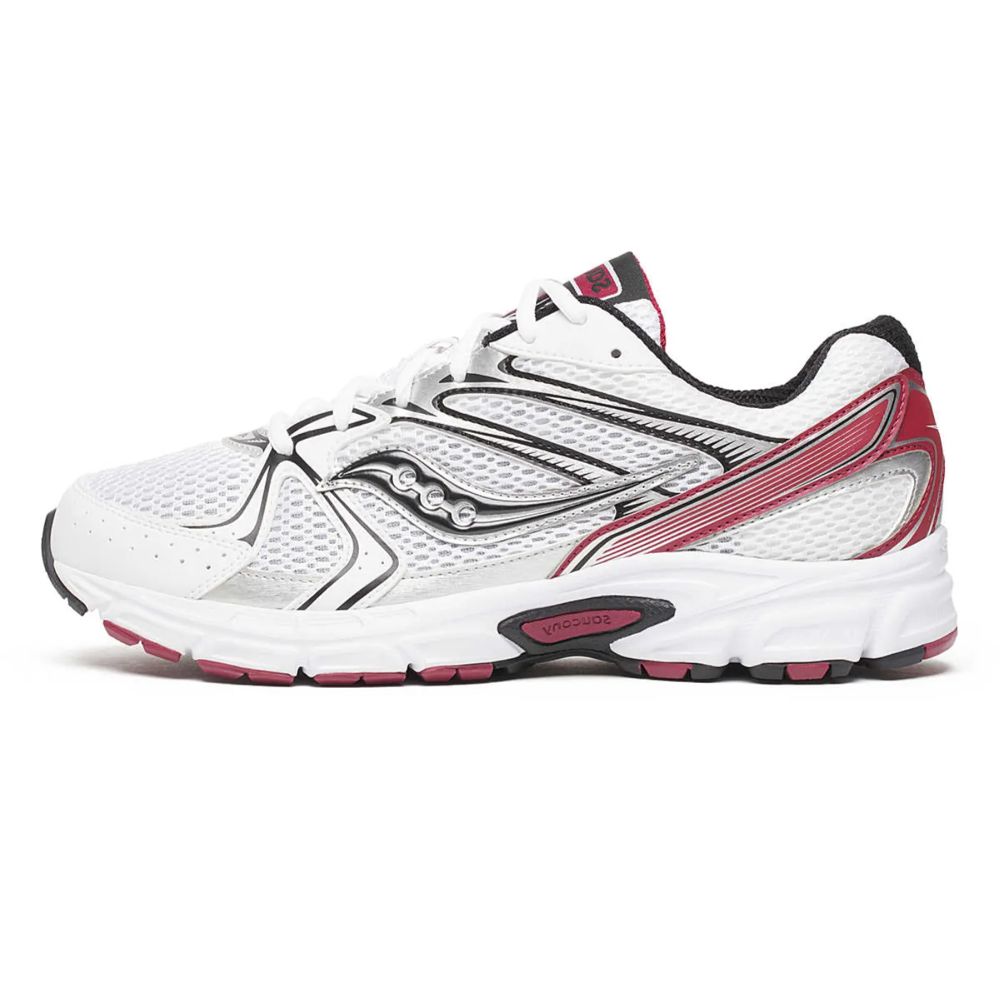 Men's Saucony Ride Millenium - "White/Red"