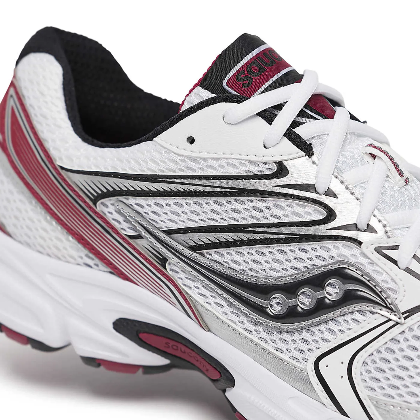 Men's Saucony Ride Millenium - "White/Red"