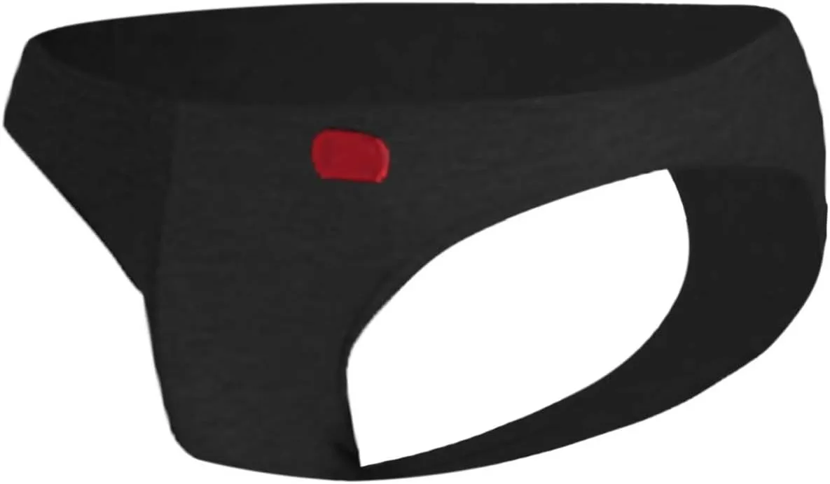 Mens Sexy Underwear Briefs Revealing Buttocks Lifting Double Thongs Underwear Men S Briefs