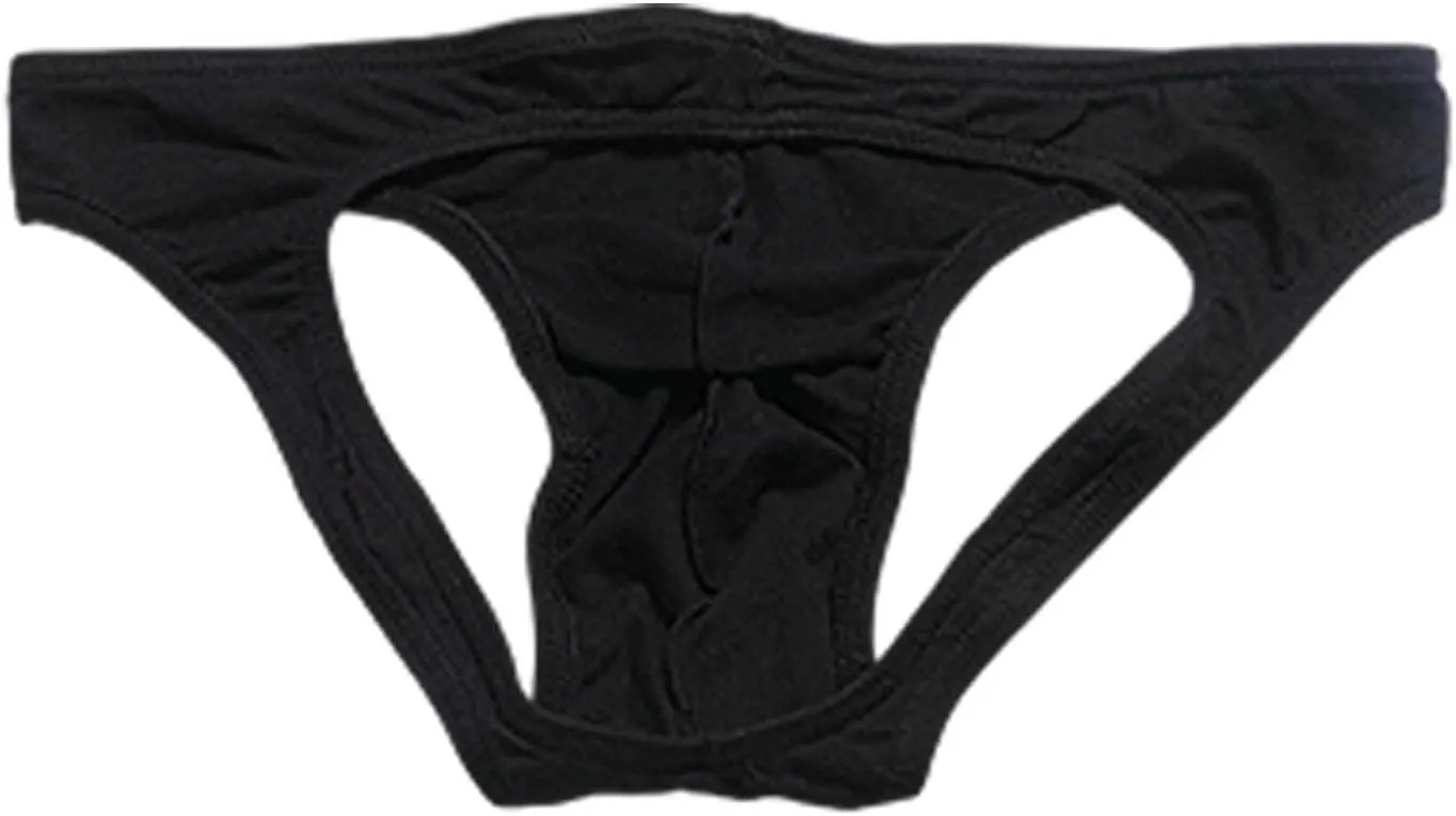 Mens Sexy Underwear Briefs Revealing Buttocks Lifting Double Thongs Underwear Men S Briefs