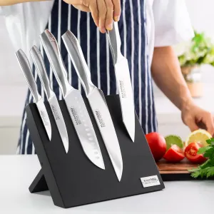 Midnight Magnetic Knife Block - Stylish Knife Holder With Super Strength Magnets