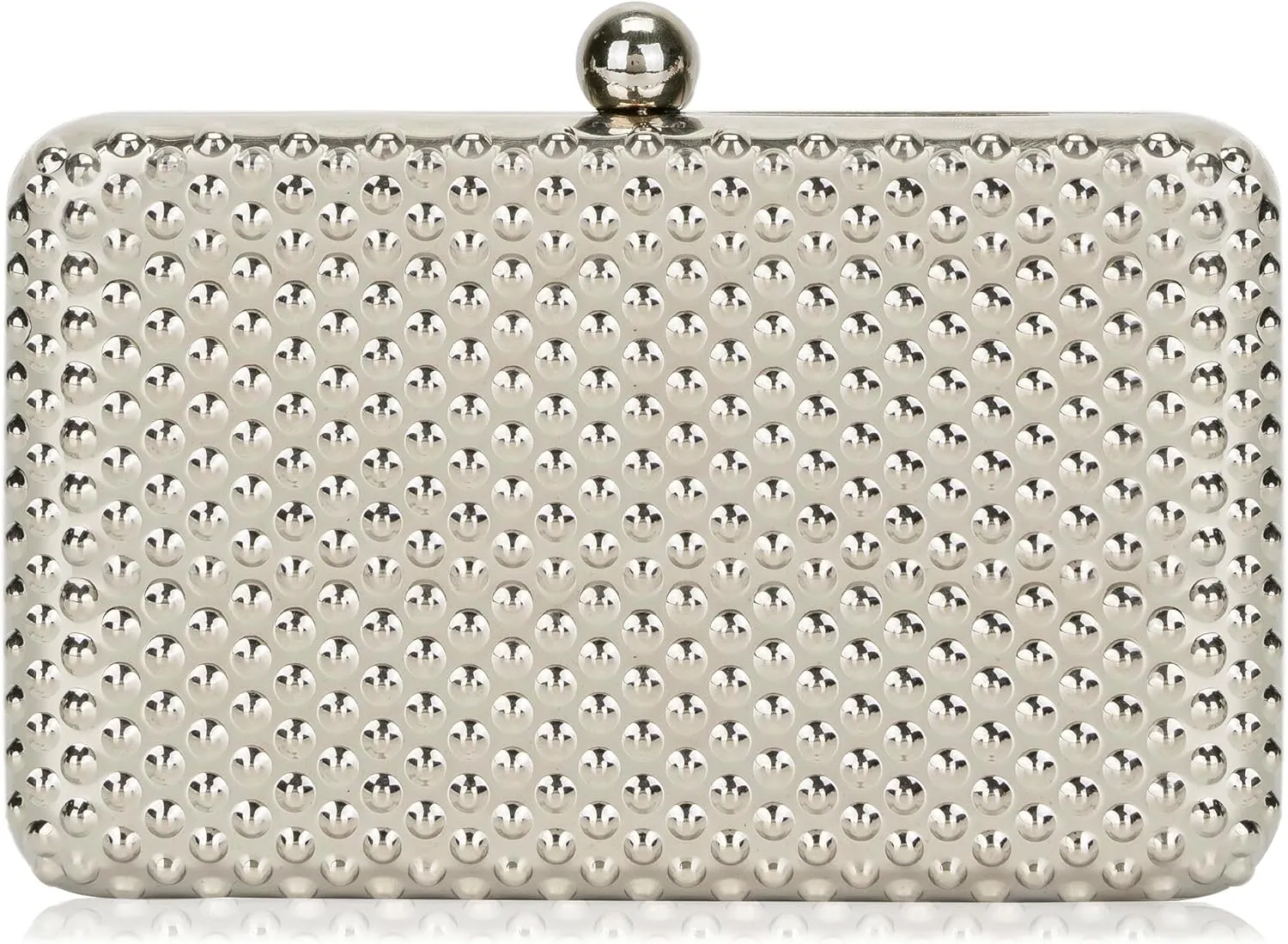 Milisente Women's Clutch Purses Metallic Bridal Party Geometric Evening Clutches Bags Cocktail Formal Handbags