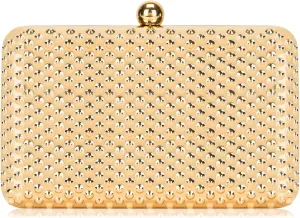 Milisente Women's Clutch Purses Metallic Bridal Party Geometric Evening Clutches Bags Cocktail Formal Handbags