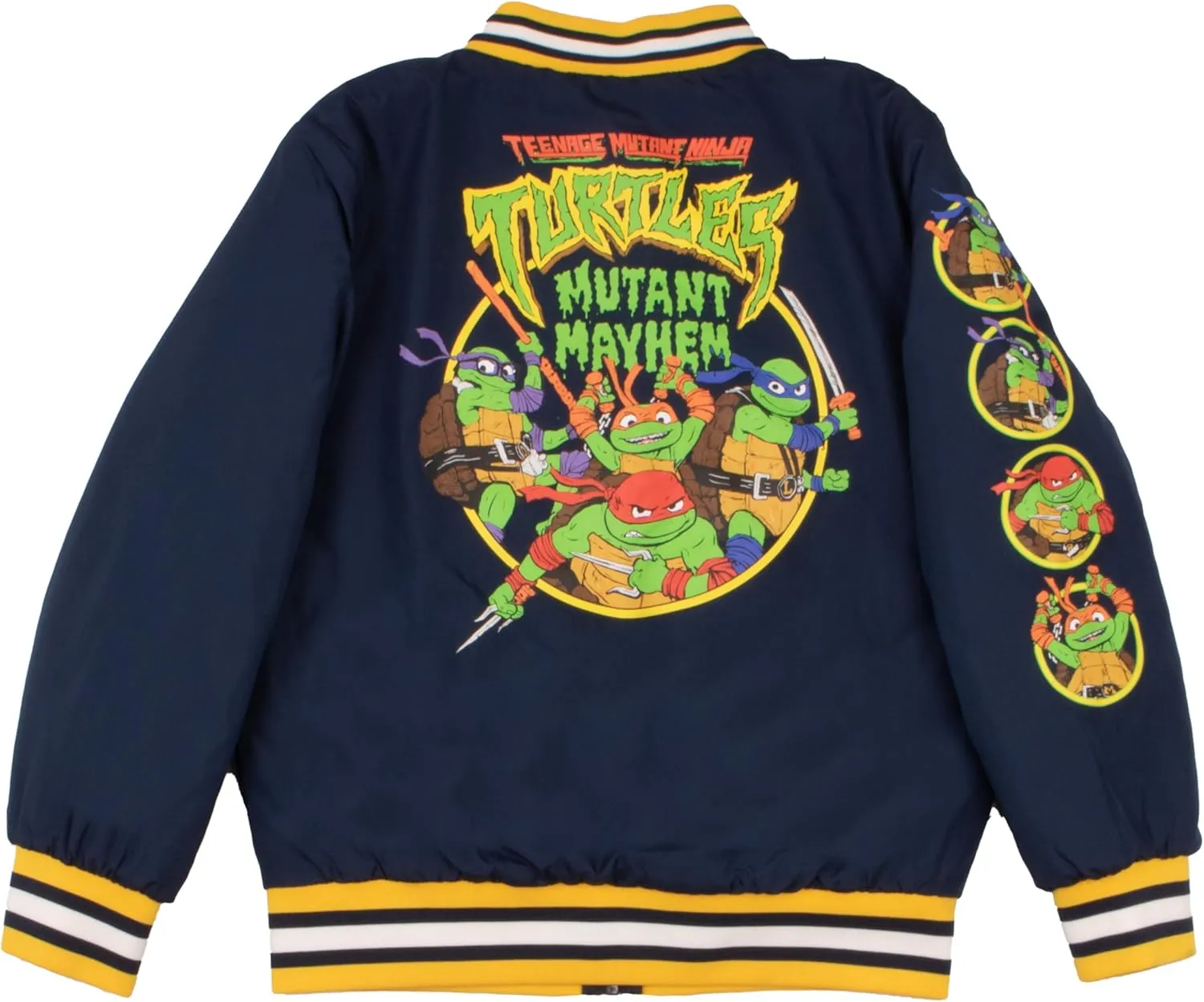 Nickelodeon Teenage Mutant Ninja Turtles Varsity Bomber Jackets for Boys TMNT Coats for Kids