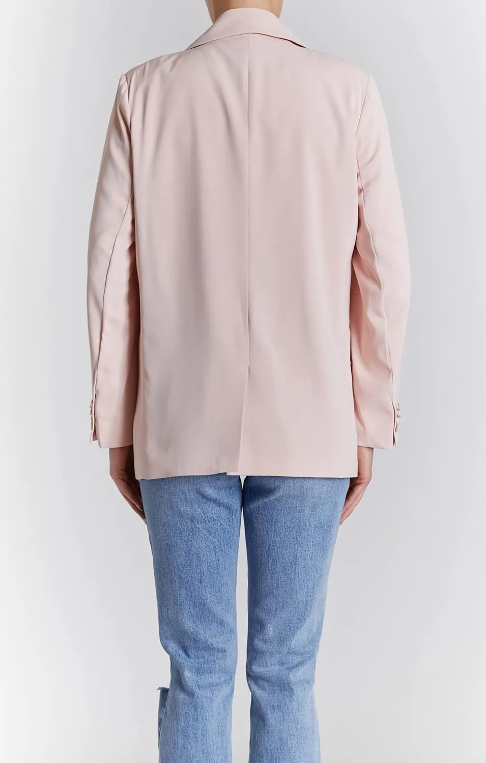 O A T NEW YORK Women's Plus Size Luxury Clothing Boyfriend Blazer