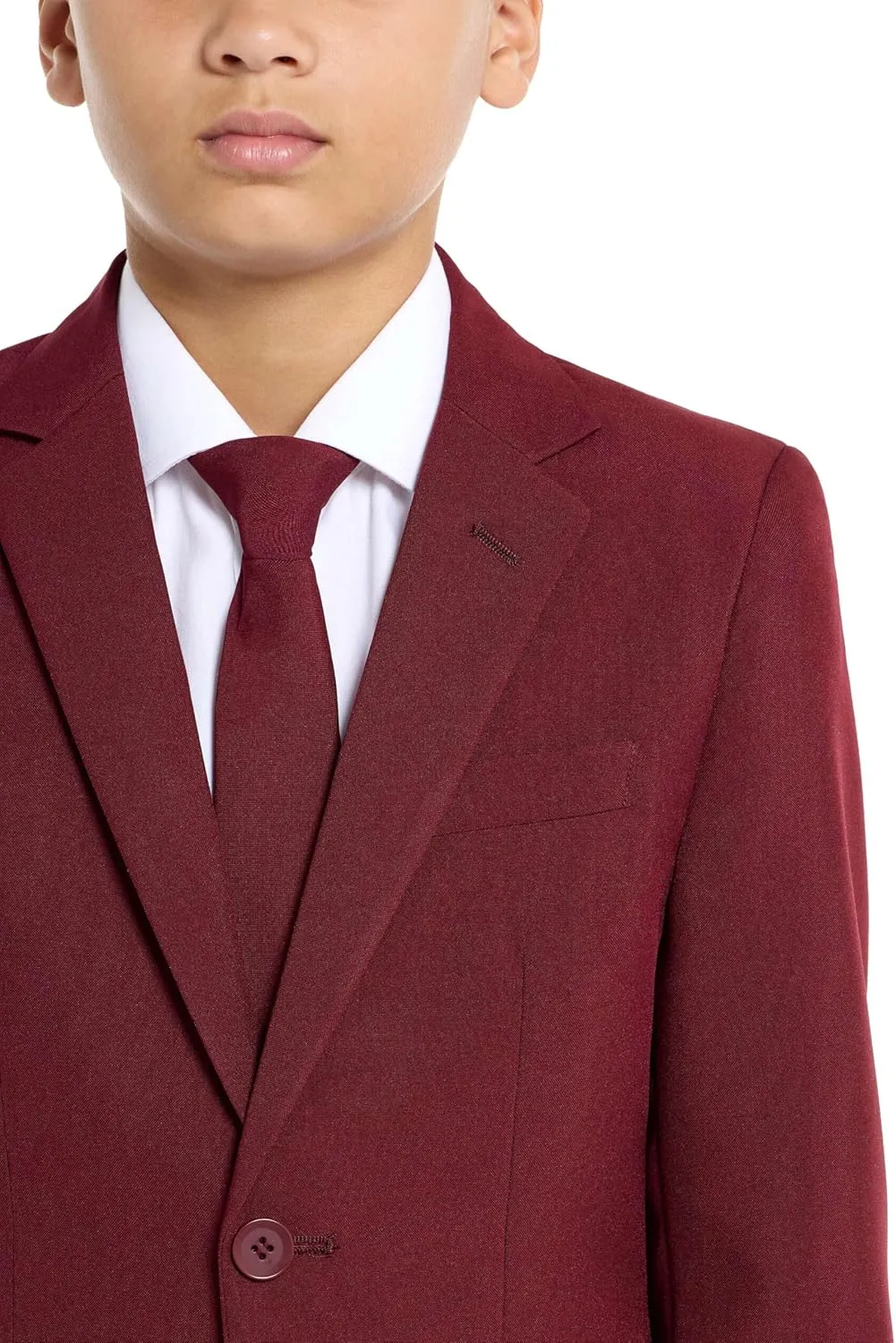 Opposuits Teen Boys Solid Color Party Suit - Prom and Wedding Party Outfit - Including Blazer, Pants and Tie
