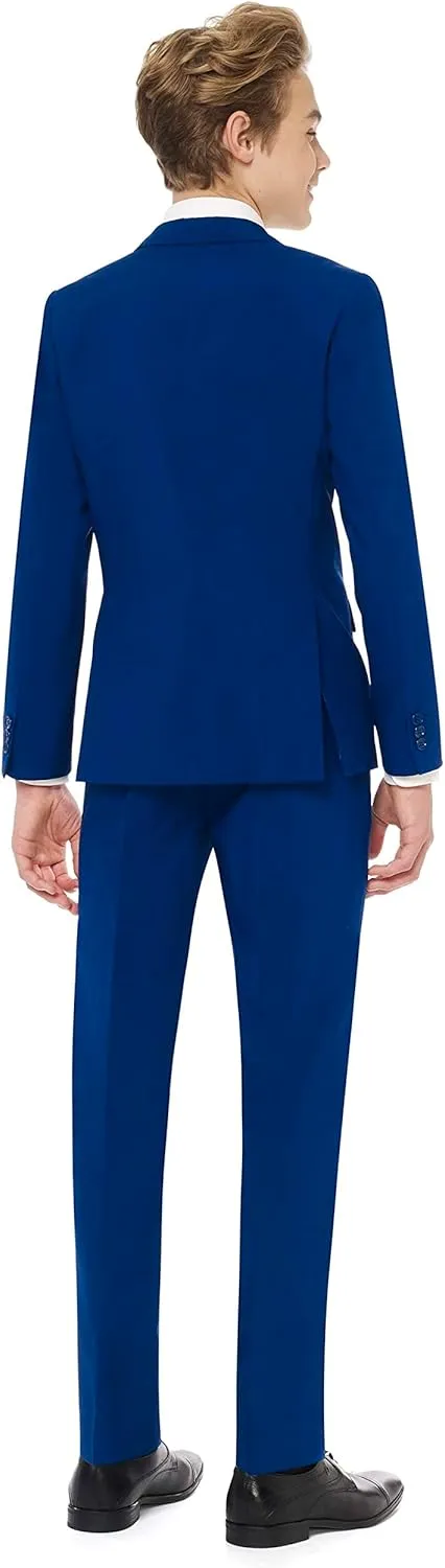 Opposuits Teen Boys Solid Color Party Suit - Prom and Wedding Party Outfit - Including Blazer, Pants and Tie