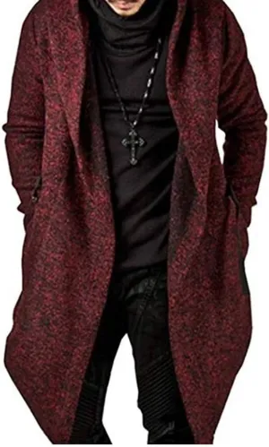 Original Design Autumn Winter Men's Long Sleeve Clothing Sweatshirt Hoodie Men Hooded Cardigan Loose Cloak Outerwear