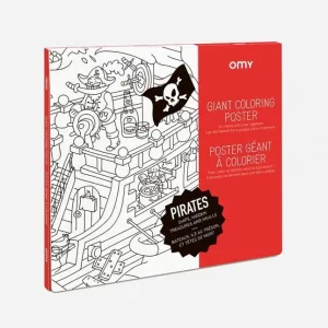 Pirates Giant Colouring Poster