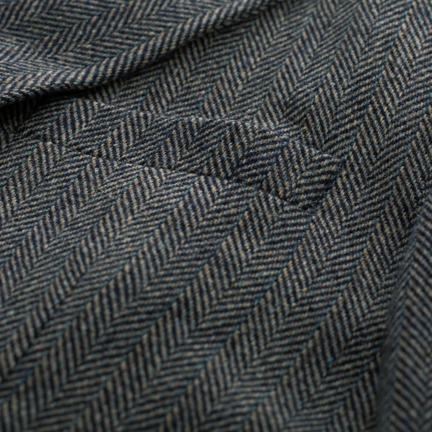 PJ PAUL JONES Mens Herringbone Blazer Vintage Tweed Wool Blend Sport Coat Jacket