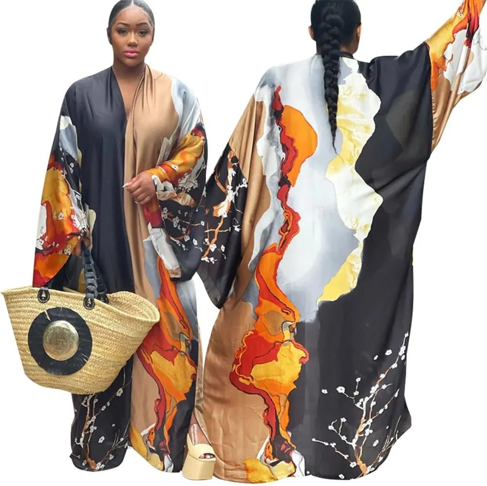 RanRui Womens Swimsuit Coverup Kimono  Beach Cover Ups for Swimwear Beach Blouse K10310