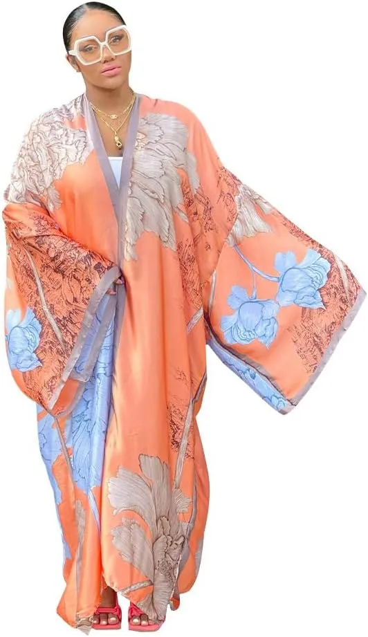 RanRui Womens Swimsuit Coverup Kimono  Beach Cover Ups for Swimwear Beach Blouse K10310