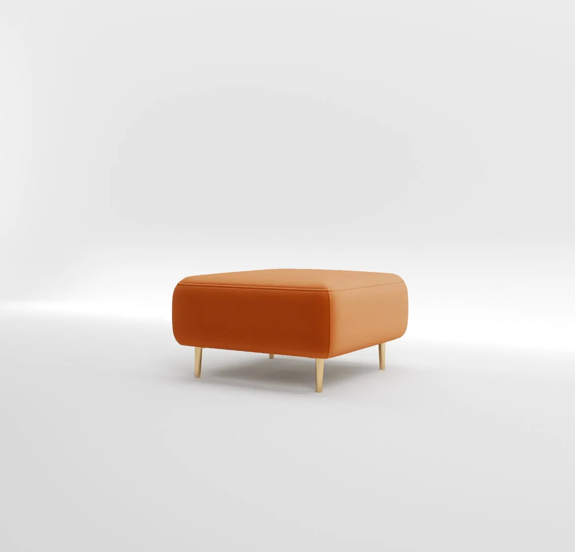 Rubeza Sofia Ottoman - Orange