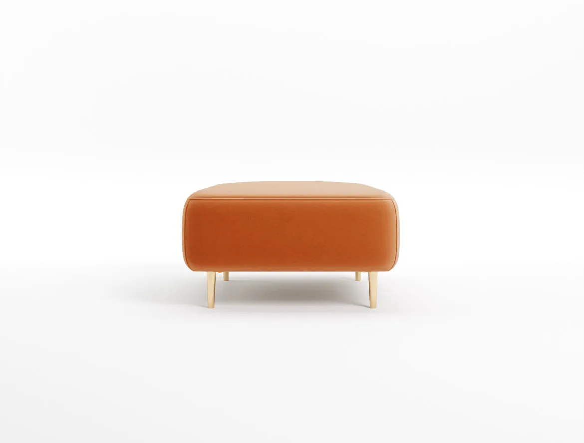 Rubeza Sofia Ottoman - Orange