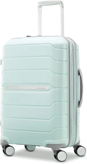 Samsonite Freeform Hardside Expandable with Double Spinner Wheels, Mint Green, Carry-On 21-Inch