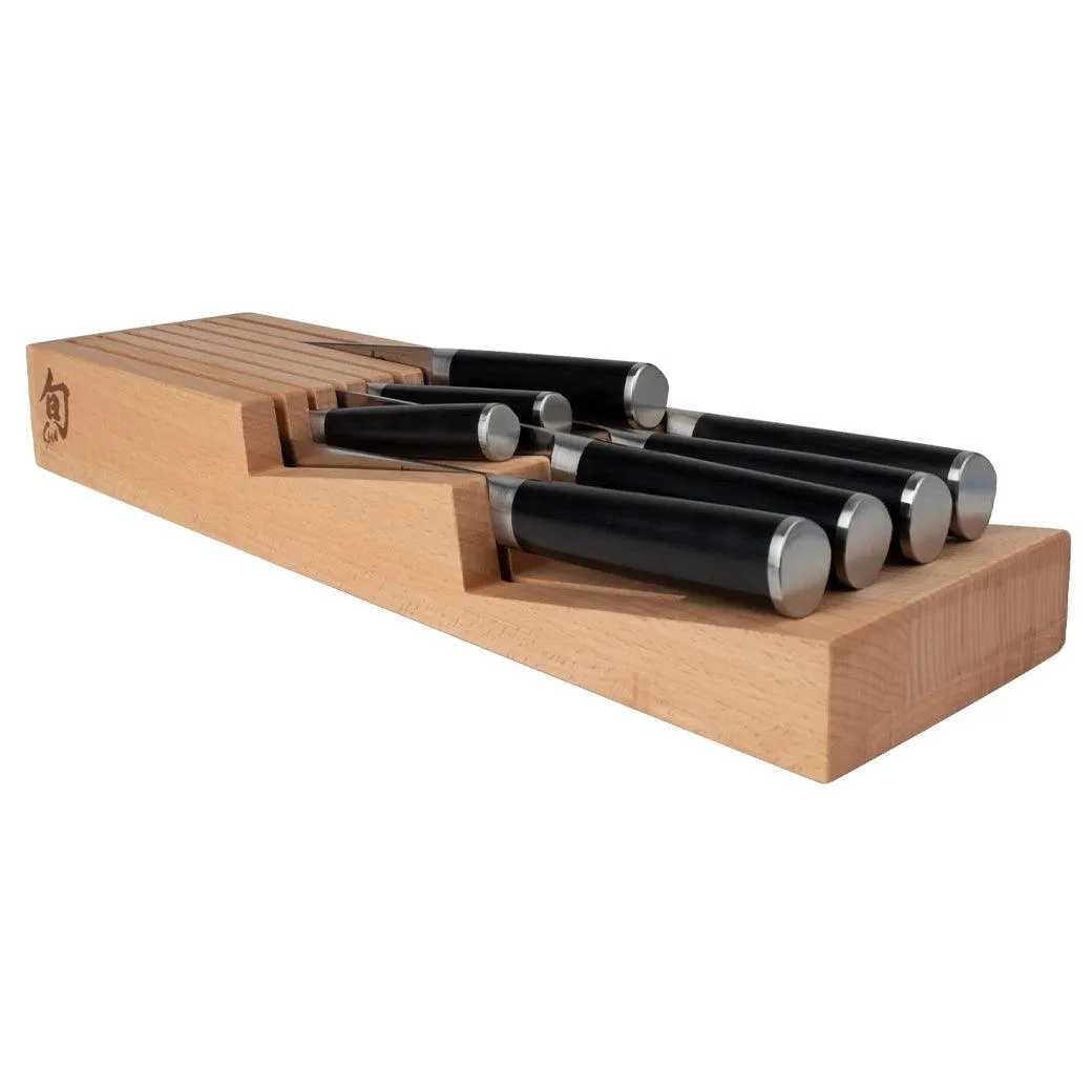Shun In-Drawer Knife Tray 7-Slot w/ Shun Logo