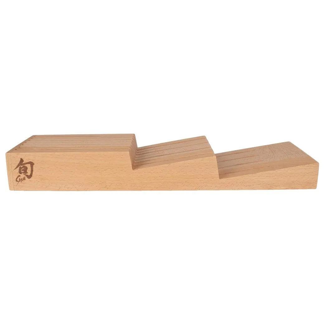 Shun In-Drawer Knife Tray 7-Slot w/ Shun Logo