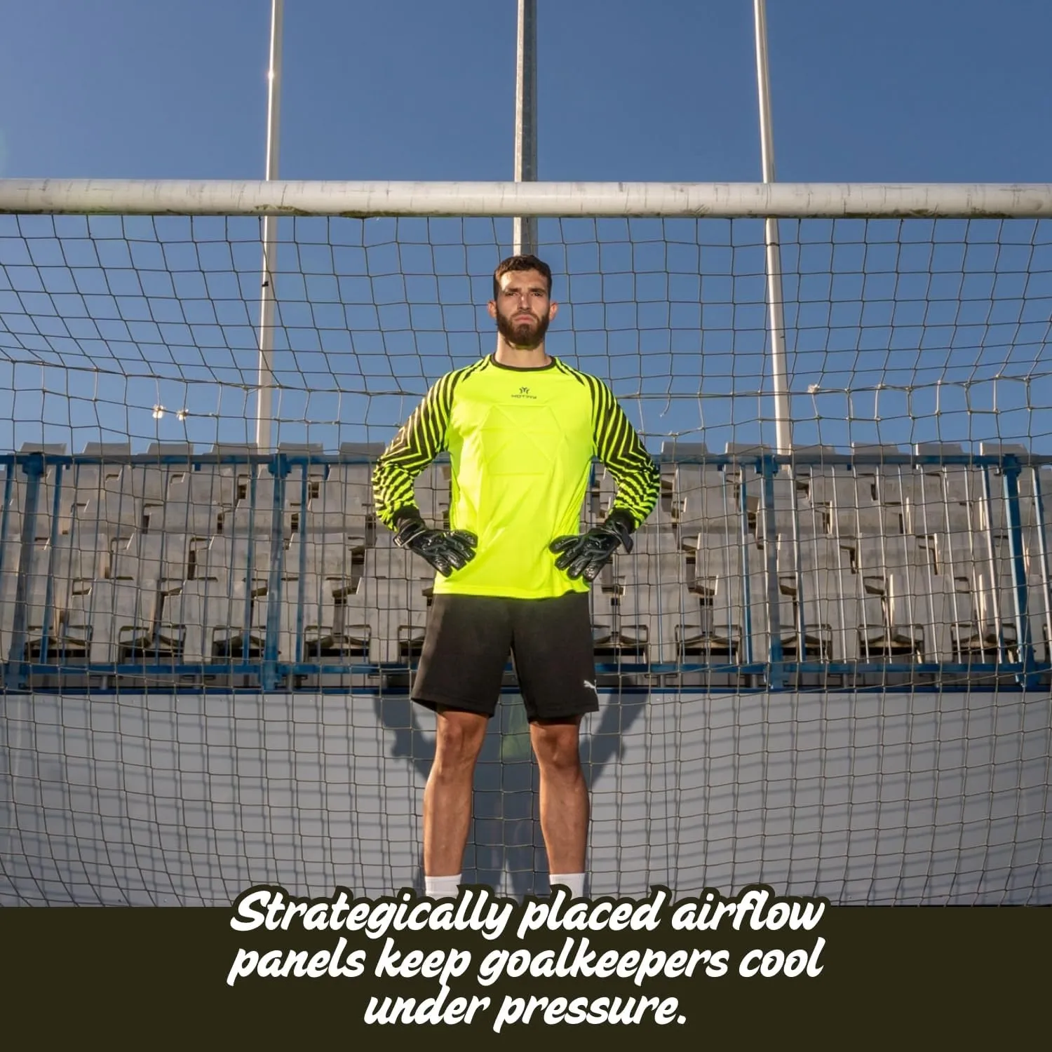 Soccer Goalie Jersey - Pro Series - Chest & Elbow Padded - Quick-Dry Fabric - Ergonomic Fit - Enhanced Durability