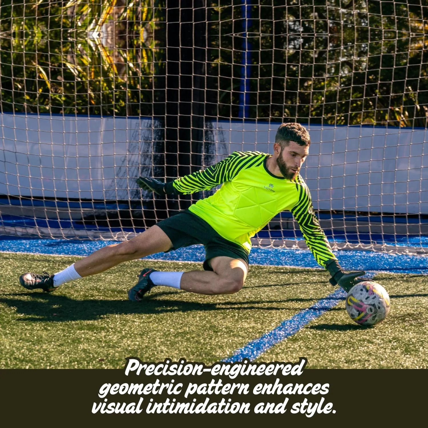 Soccer Goalie Jersey - Pro Series - Chest & Elbow Padded - Quick-Dry Fabric - Ergonomic Fit - Enhanced Durability