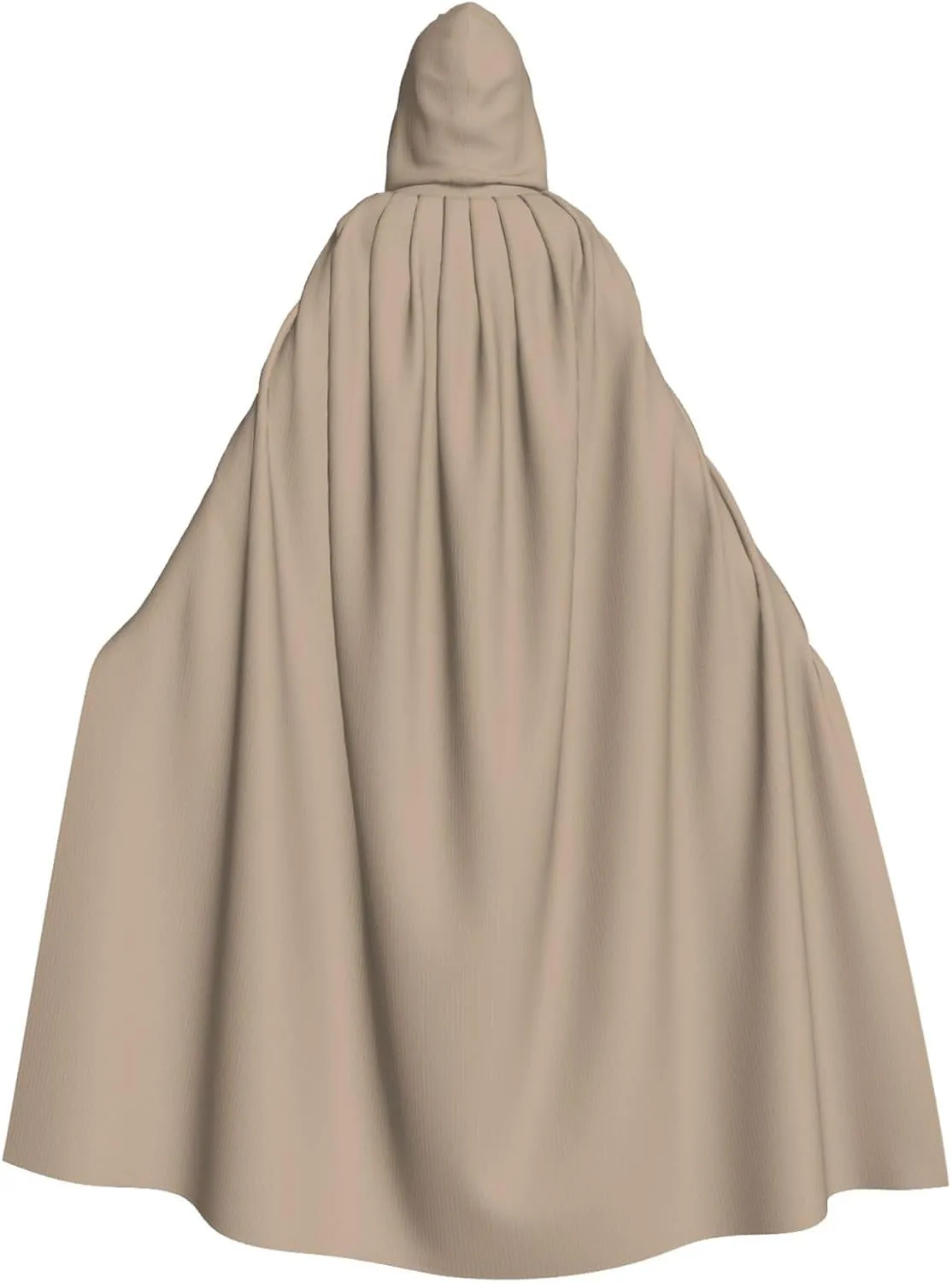 Solid color light brown Pattern aldult Cosplay Poncho Hooded Cloak for men and women Halloween Party
