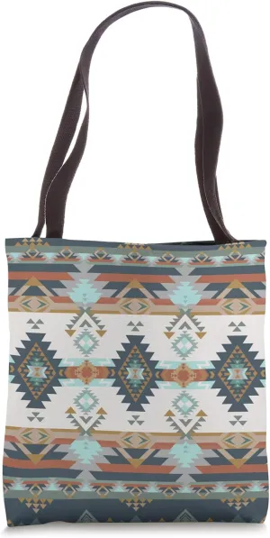 Southwest Native American Navajo Desert Tribal Boho Aztec Tote Bag