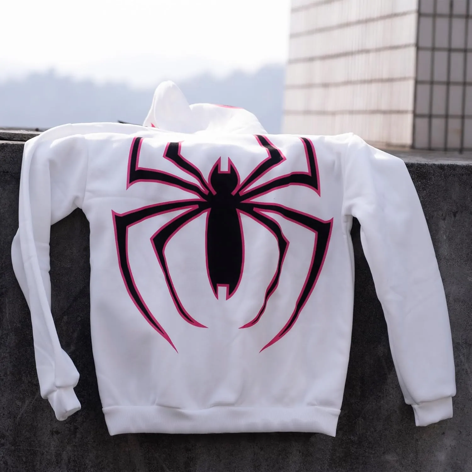 Spider Full Zip Hoodies Y2K Graphic Hoodie Oversized Hip Hop Streetwear Hoodies for Men Women Grunge Jacket