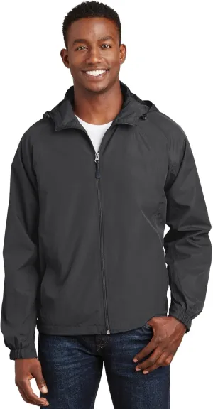 SPORT-TEK Men's Hooded Raglan Jacket