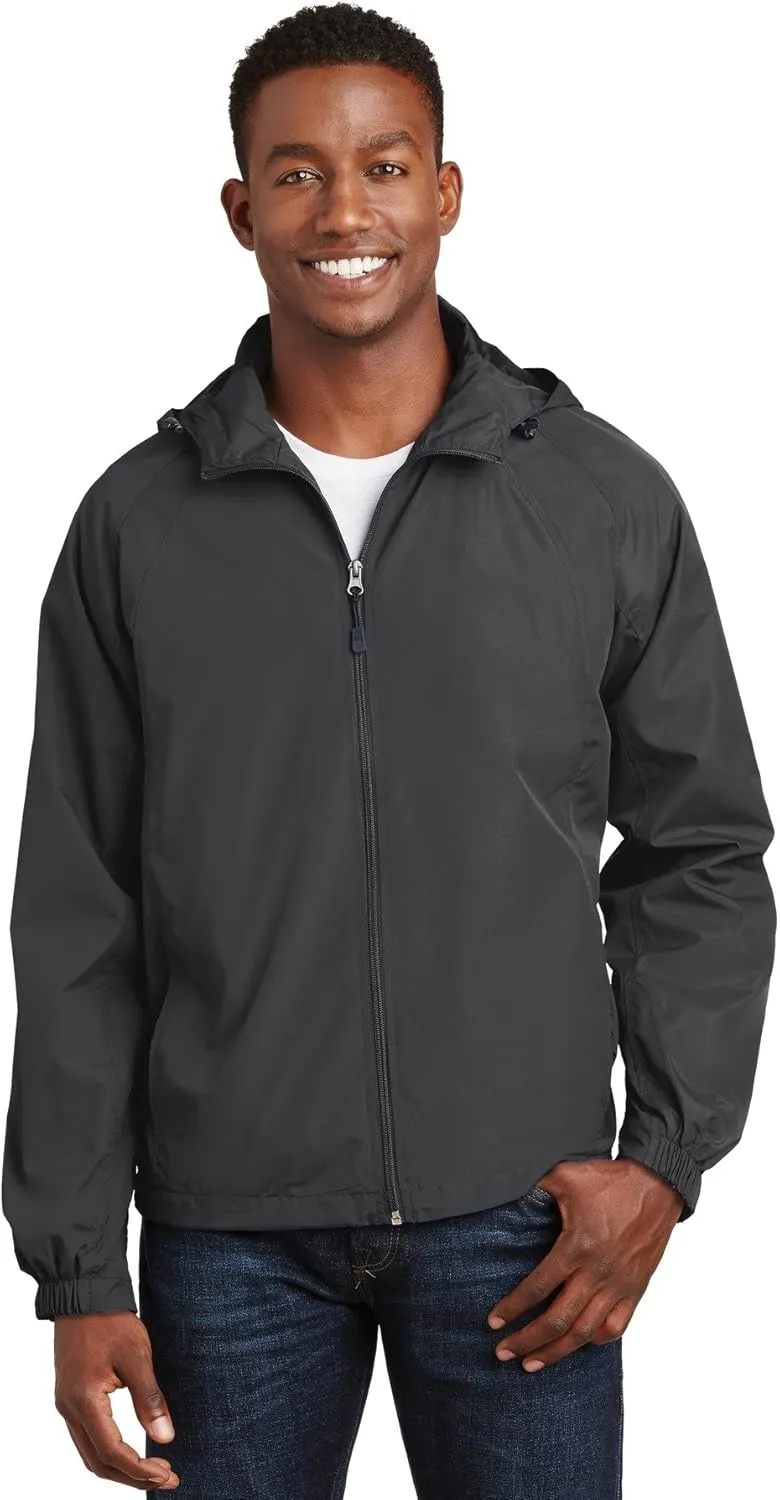 SPORT-TEK Men's Hooded Raglan Jacket
