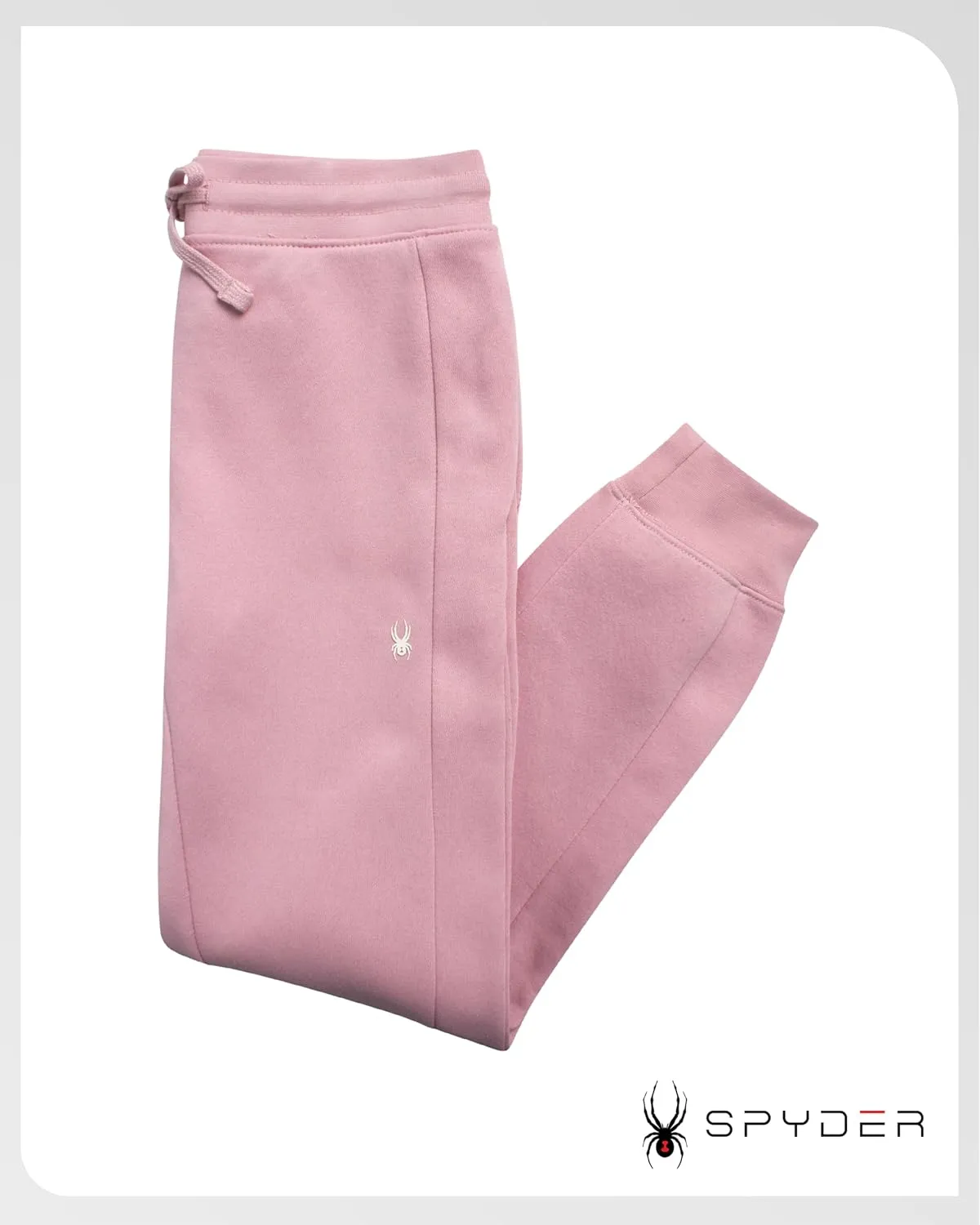 Spyder Women's Athletic Jogger Sweatpants - Soft Stretch Fleece High Waisted Joggers with Pockets (S-XL, Plus Sizes 1X-3X)
