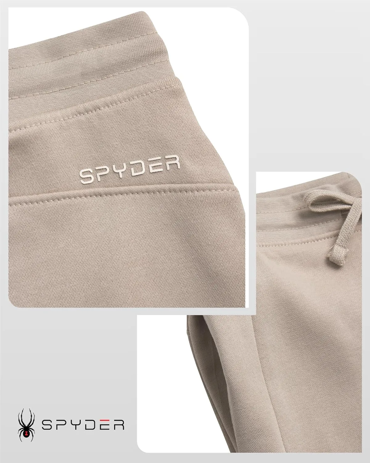 Spyder Women's Athletic Jogger Sweatpants - Soft Stretch Fleece High Waisted Joggers with Pockets (S-XL, Plus Sizes 1X-3X)