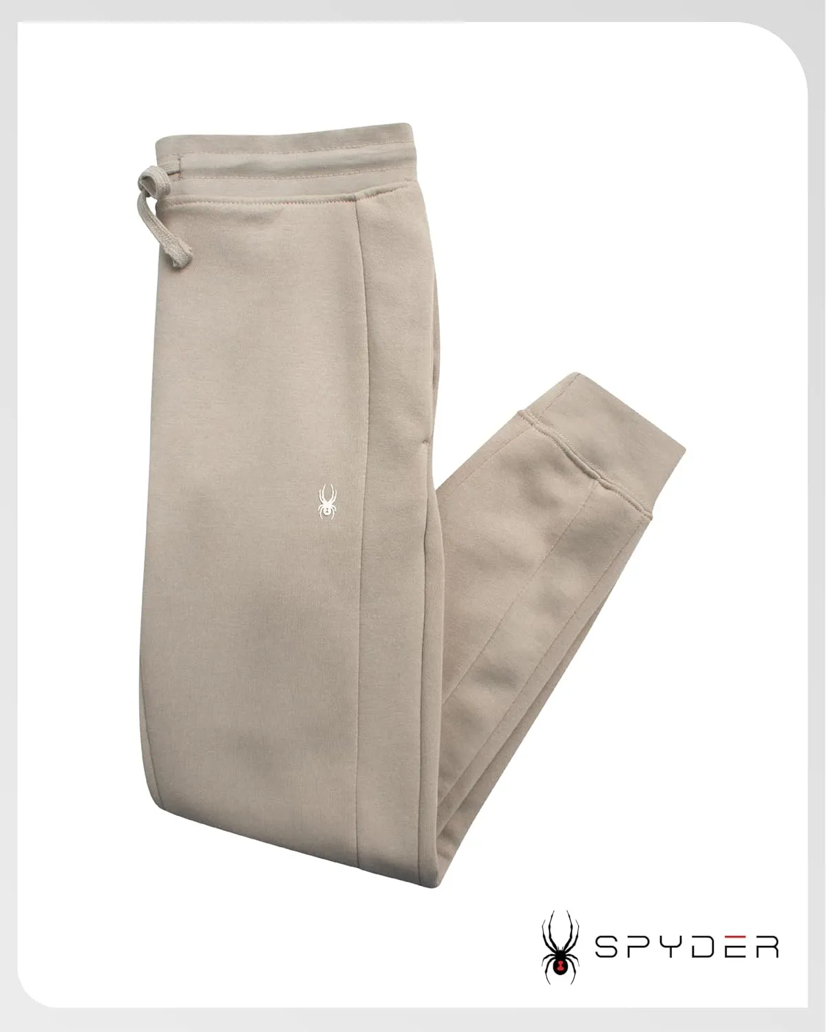 Spyder Women's Athletic Jogger Sweatpants - Soft Stretch Fleece High Waisted Joggers with Pockets (S-XL, Plus Sizes 1X-3X)