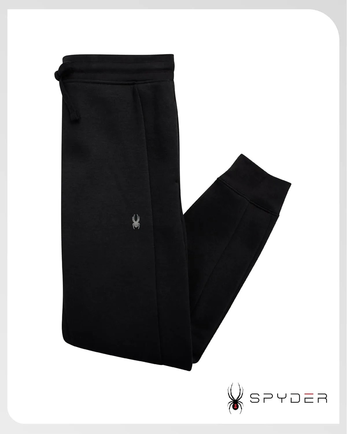 Spyder Women's Athletic Jogger Sweatpants - Soft Stretch Fleece High Waisted Joggers with Pockets (S-XL, Plus Sizes 1X-3X)