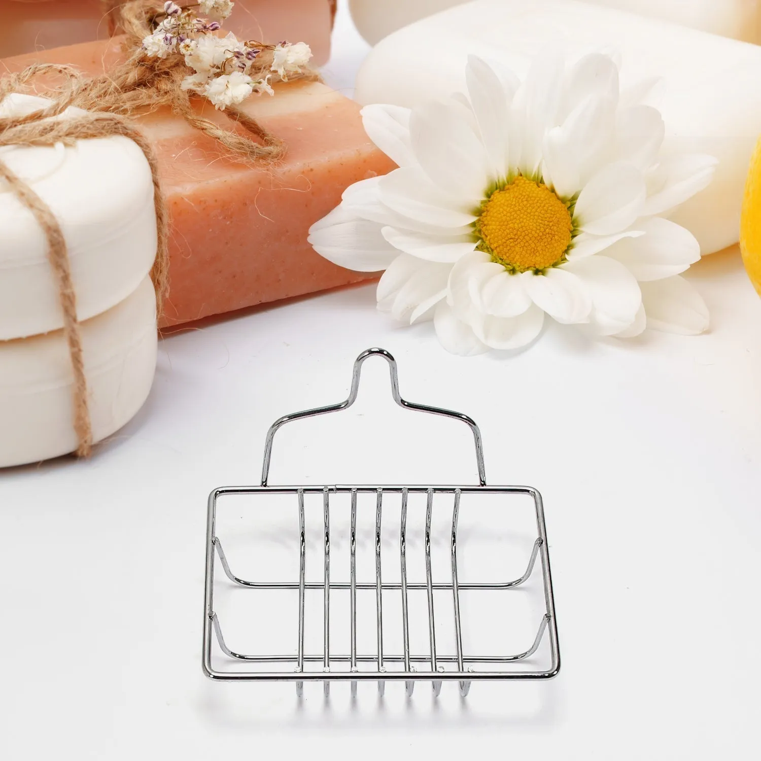 Steel Soap Dish 13cm Wall Mounted Soap Holder For bathroom Use