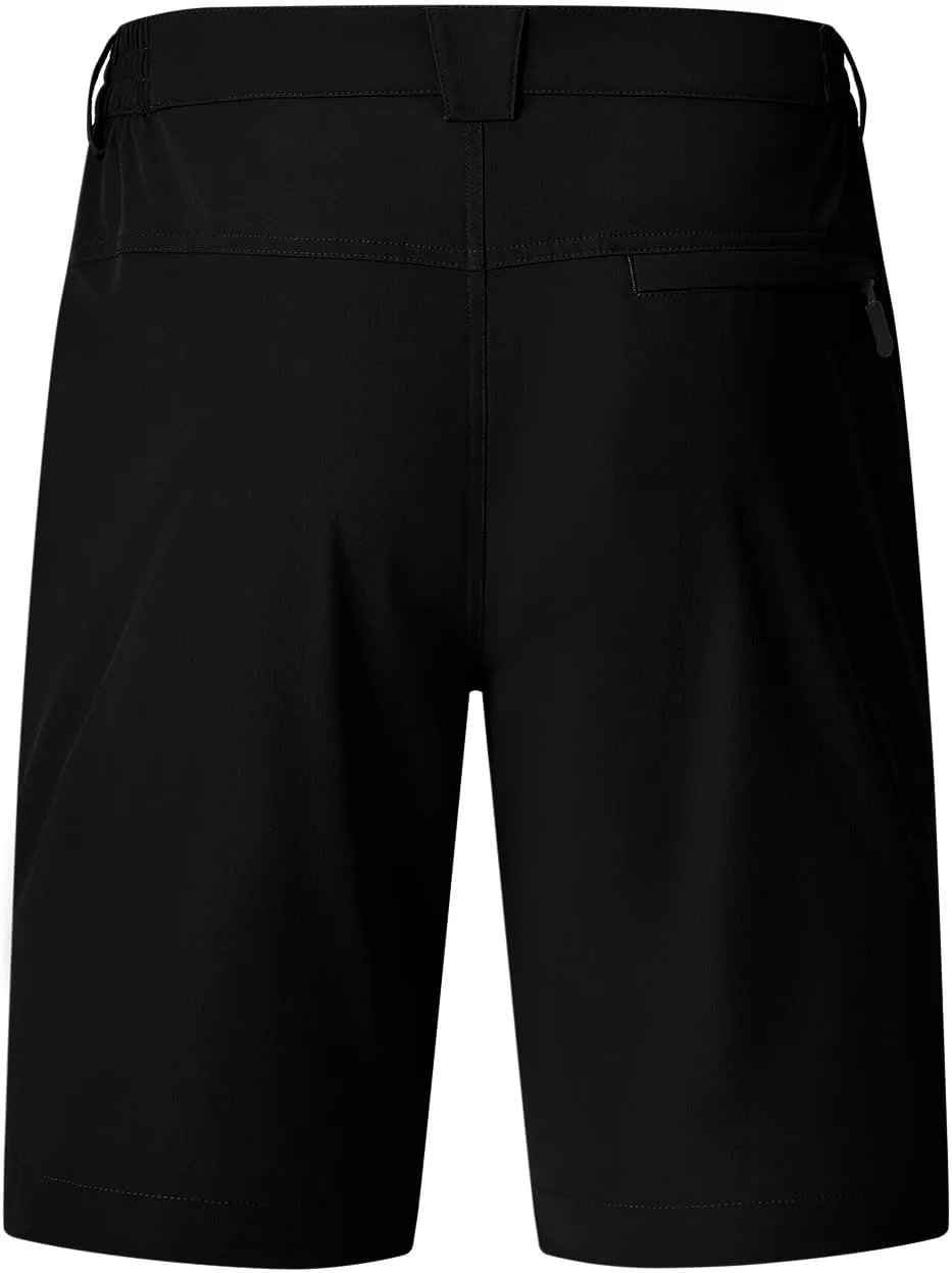 TBMPOY Men's Golf Shorts 9" Lightweight Quick Dry Hiking Cargo Shorts Casual Travel Outdoor with 4 Pockets