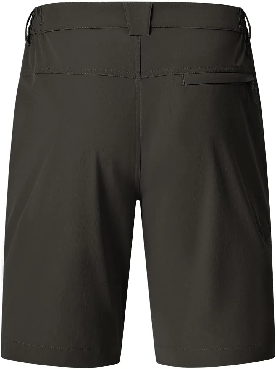 TBMPOY Men's Golf Shorts 9" Lightweight Quick Dry Hiking Cargo Shorts Casual Travel Outdoor with 4 Pockets