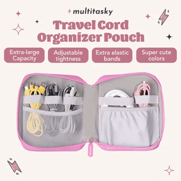 Travel Cord Organizer Pouch