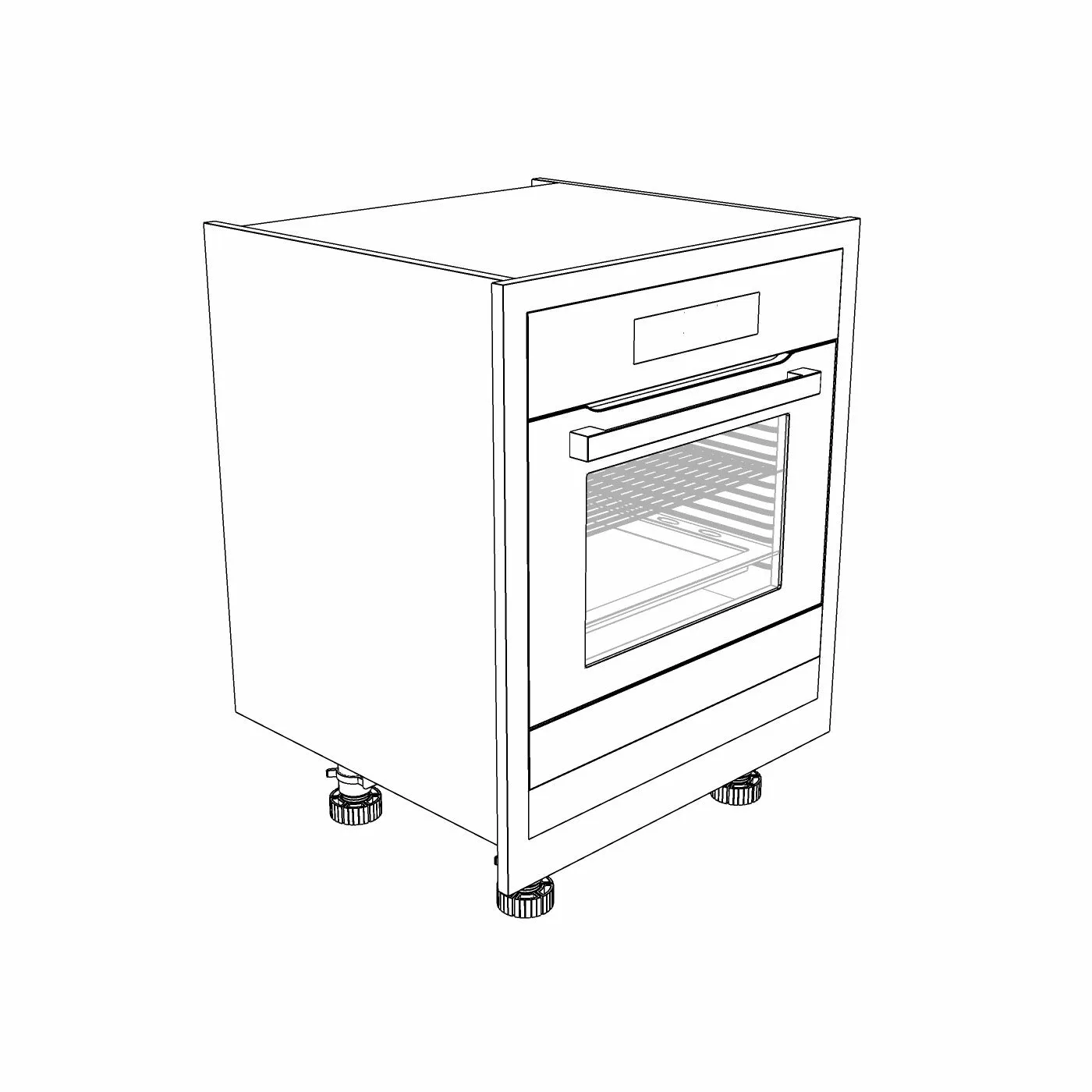 Undercounter Single Oven Housing