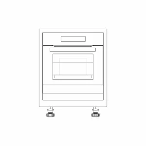 Undercounter Single Oven Housing
