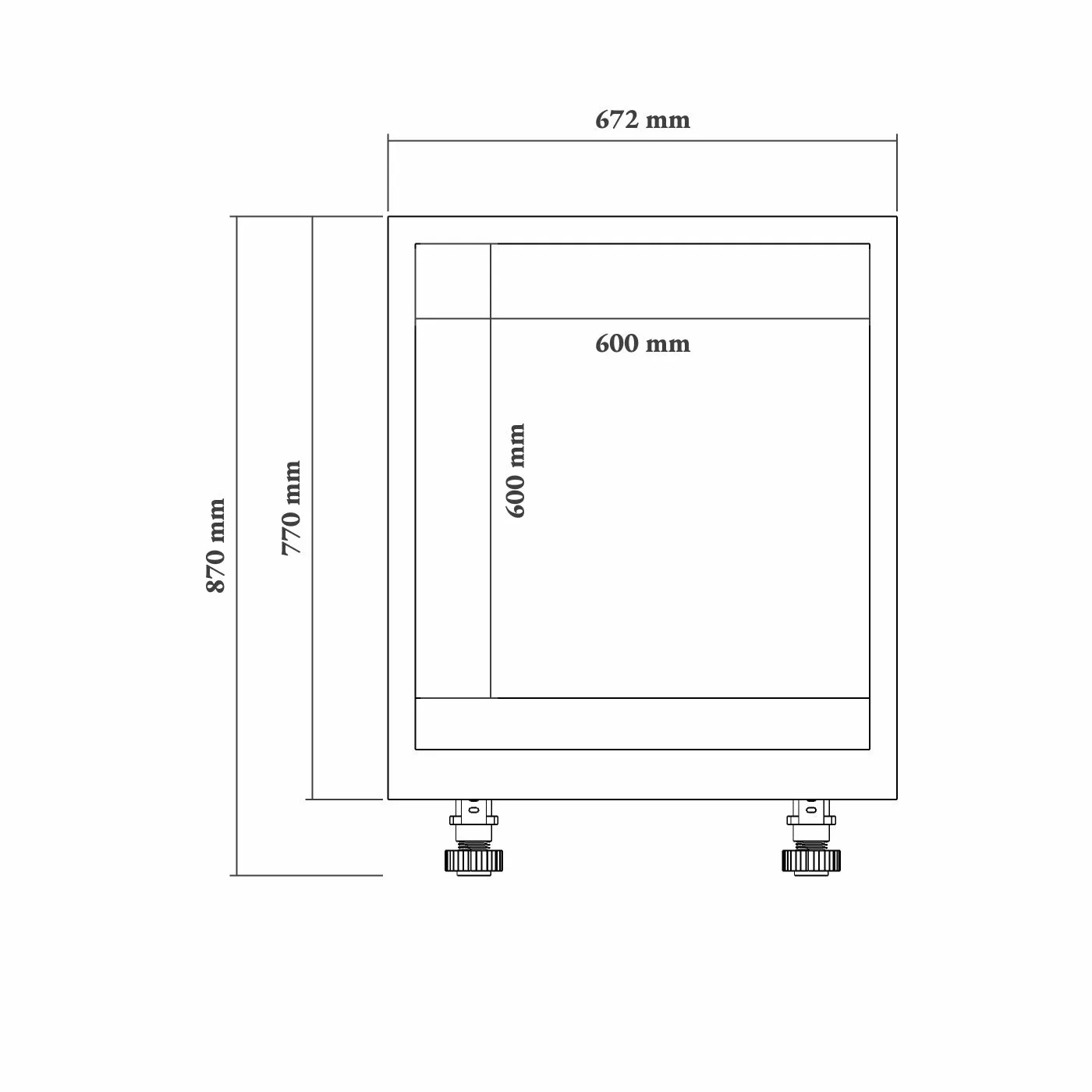 Undercounter Single Oven Housing