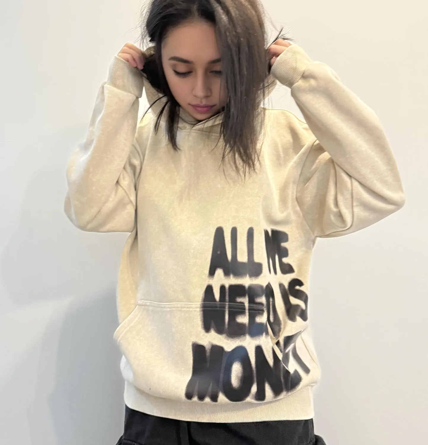 Unisex Y2K Colorful Sweatshirt Hip Hop Letter Print Oversize Hoodie Casual Baggy Harajuku Gothic Pullover Hoodie